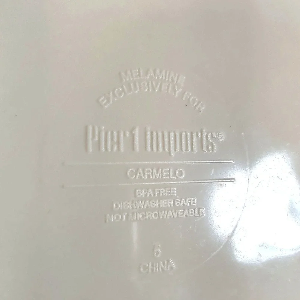 Pier 1 Carmelo Melamine Creme 11